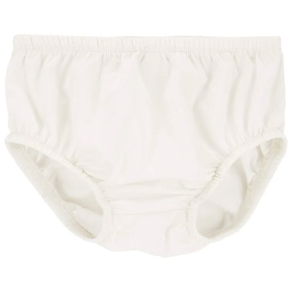 White Diaper Cover Baby Bloomers
